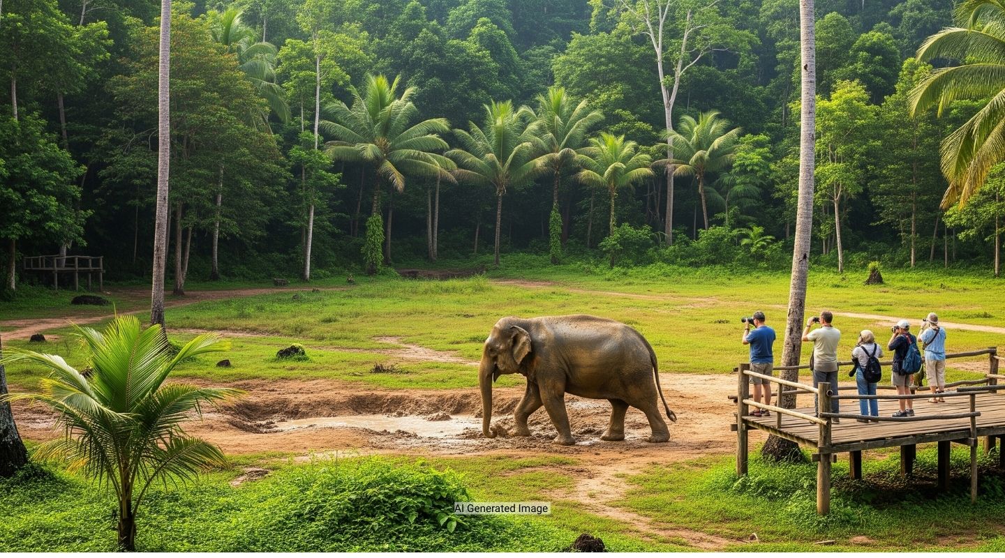 Elephant Sanctuary Visit (Koh Lanta & Krabi)